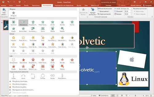 Animaciones Power point